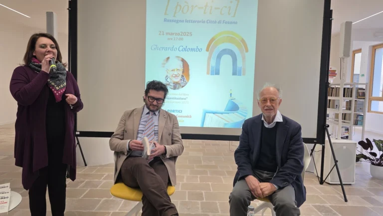 Pòr-ti-ci: Gherardo Colombo presenta il suo libro “Anticostituzione” a Fasano Pòr-ti-ci: Gherardo Colombo presenta il suo libro "Anticostituzione" a Fasano - Osservatorio Fasano