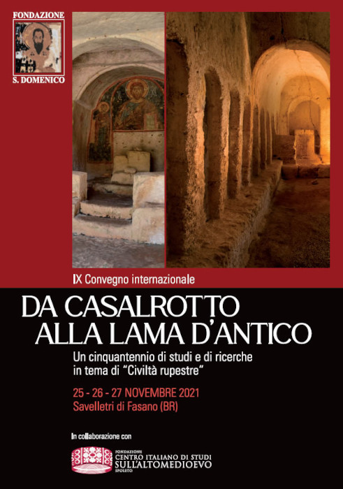 Masseria San Domenico ospita il IX Convegno sulla Civiltà rupestre Masseria San Domenico ospita il IX Convegno sulla Civiltà rupestre - Osservatorio Fasano