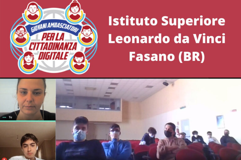 Al da Vinci il seminario 'Giovani ambasciatori per la cittadinanza' - Osservatorio Fasano