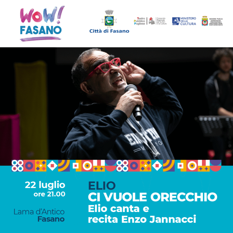 Questa sera Elio canta Enzo Jannacci in 'Ci vuole orecchio - Osservatorio Fasano