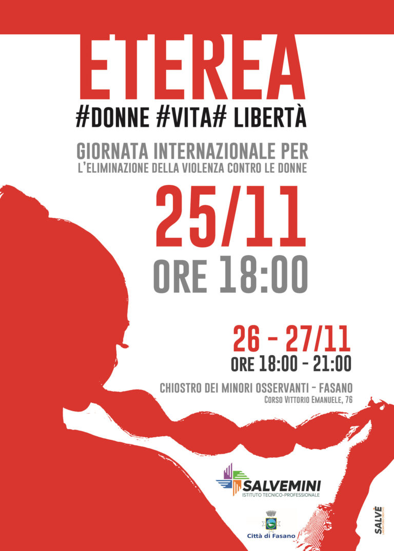 Giornata internazionale per l'eliminazione della violenza contro le donne: al Chiostro la mostra Eterea - Osservatorio Fasano