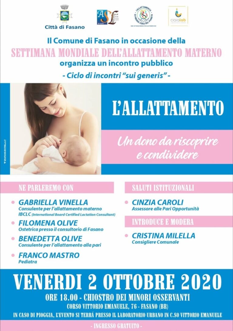 'L'Allattamento: un dono da riscoprire e condividere' - Osservatorio Fasano