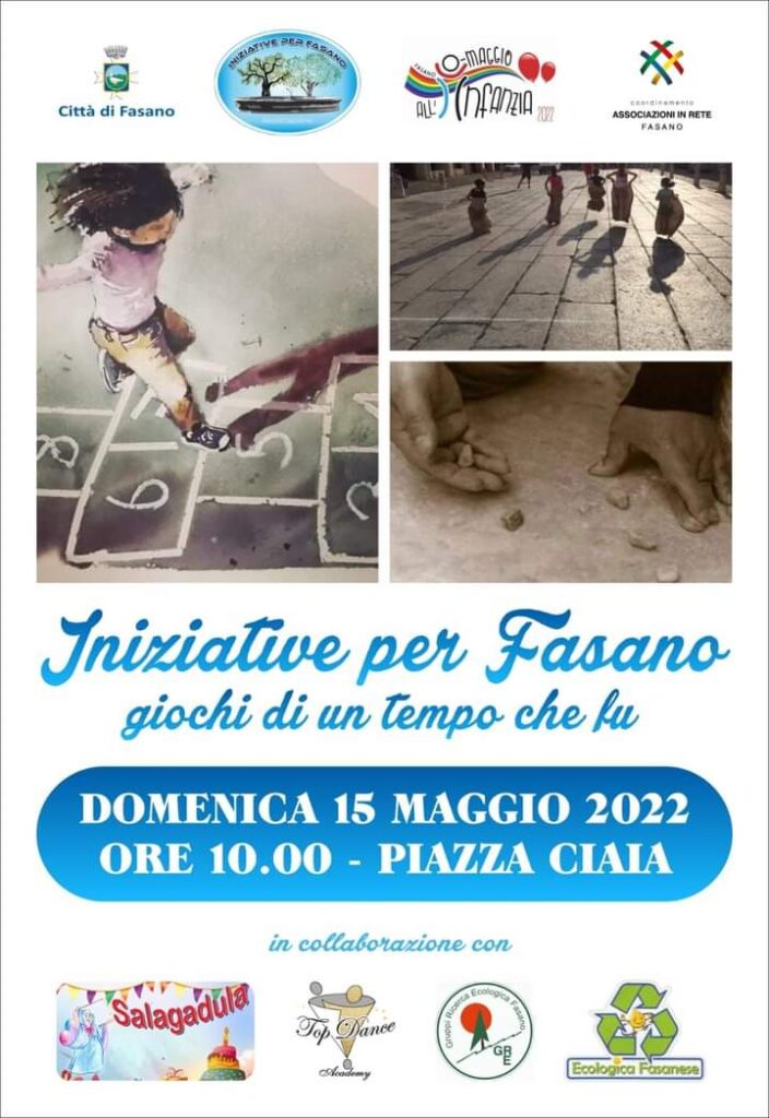 Giochi di un tempo che fu Giochi di un tempo che fu - Osservatorio Fasano