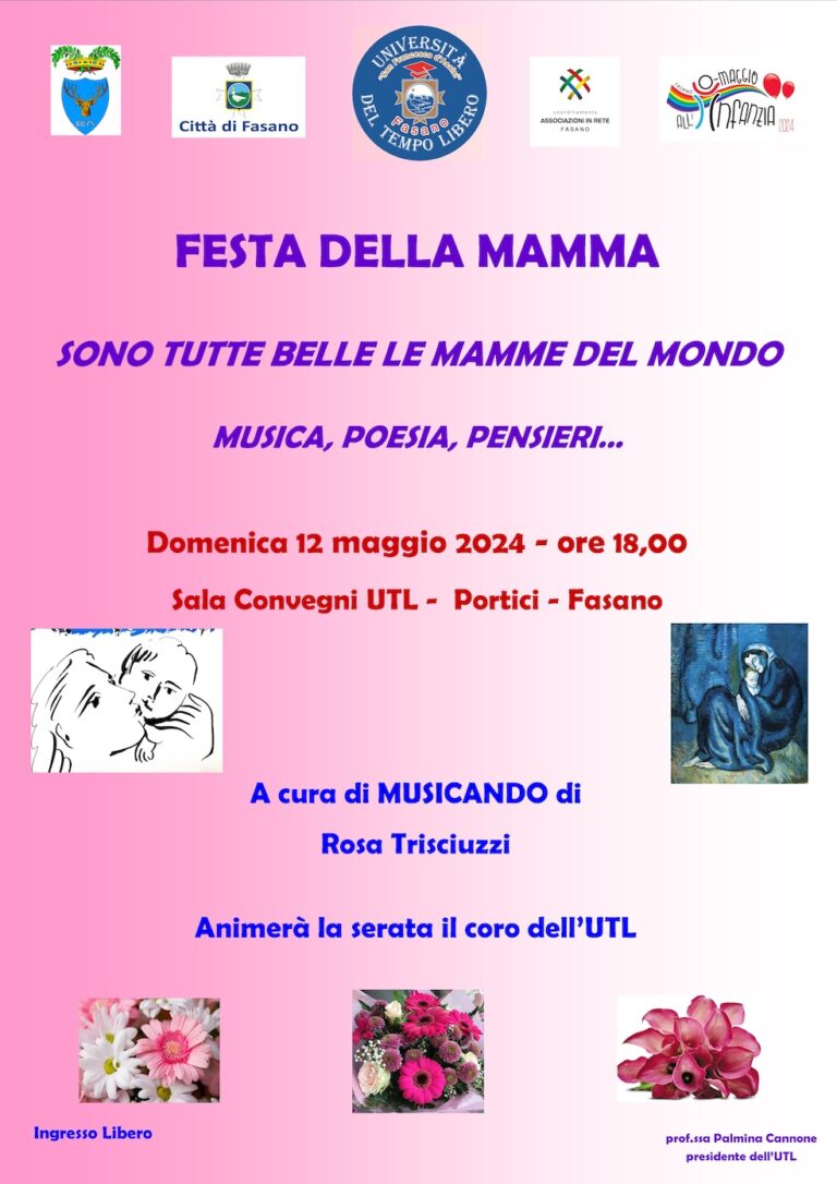 All’UTL si celebra la Mamma All’UTL si celebra la Mamma - Osservatorio Fasano