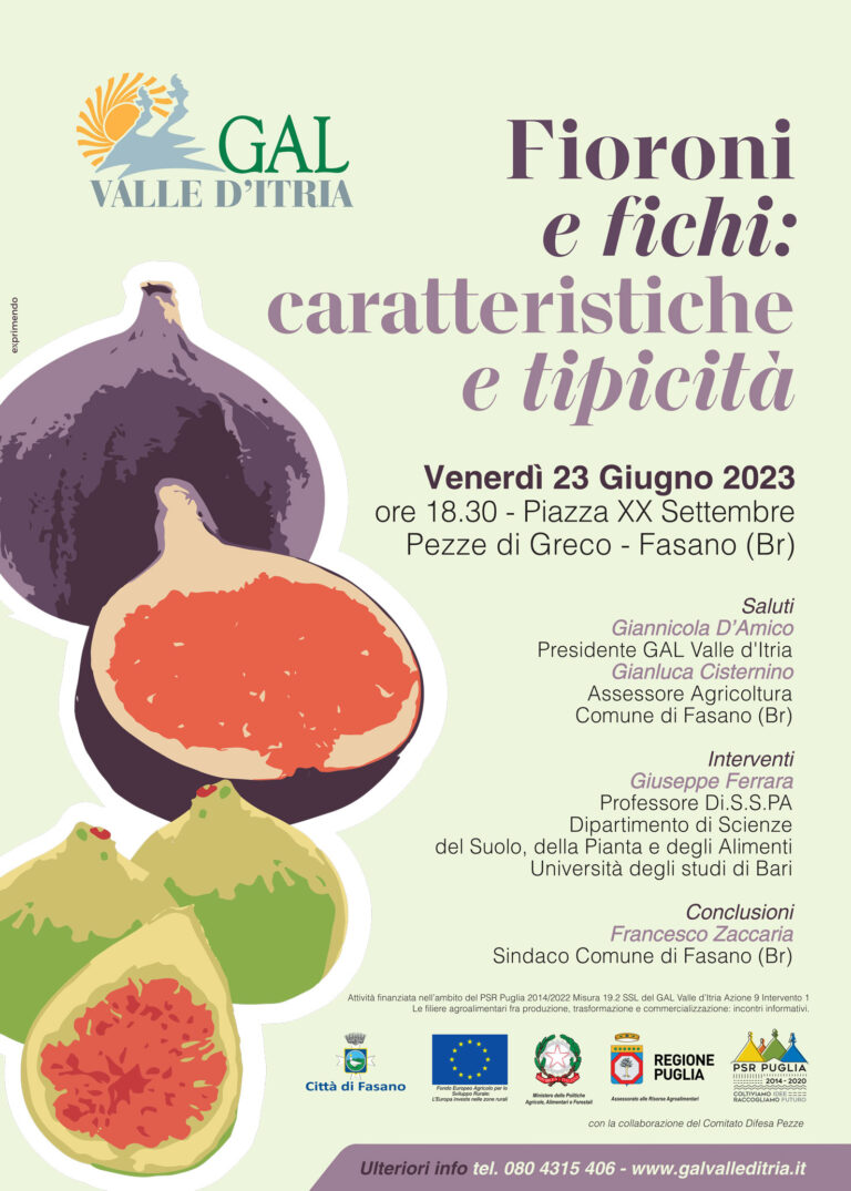 GAL Valle d’Itria: Fichi e Fioroni a Pezze di Greco GAL Valle d’Itria: Fichi e Fioroni a Pezze di Greco - Osservatorio Fasano