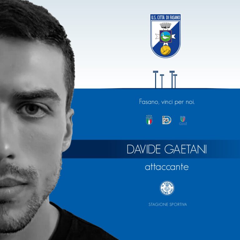 Davide Gaetani, un fantasista per l’Us Città di Fasano Davide Gaetani, un fantasista per l'Us Città di Fasano - Osservatorio Fasano