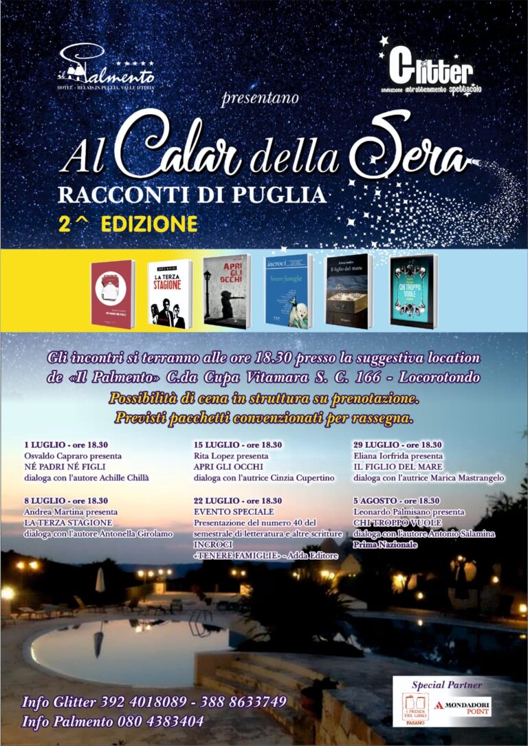 Sei romanzi 'Al calar della Sera' - Osservatorio Fasano