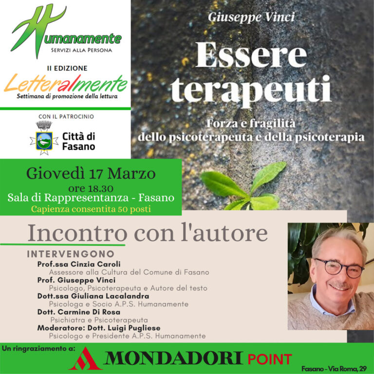 Associazione Humanamente organizza la 2ª edizione di «Letteralmente – Settimana di promozione della lettura» Associazione Humanamente organizza la 2ª edizione di «Letteralmente – Settimana di promozione della lettura» - Osservatorio Fasano