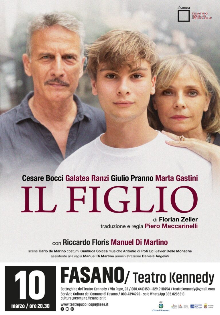Al Kennedy Cesare Bocci e Galatea Ranzi in «Il Figlio» - Osservatorio Fasano