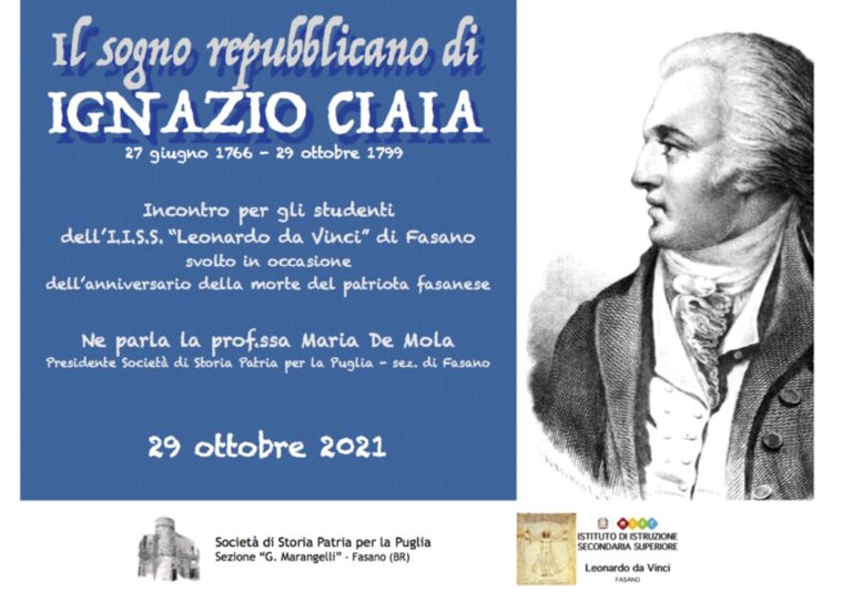 Il sogno repubblicano di Ignazio Ciaia - Osservatorio Fasano