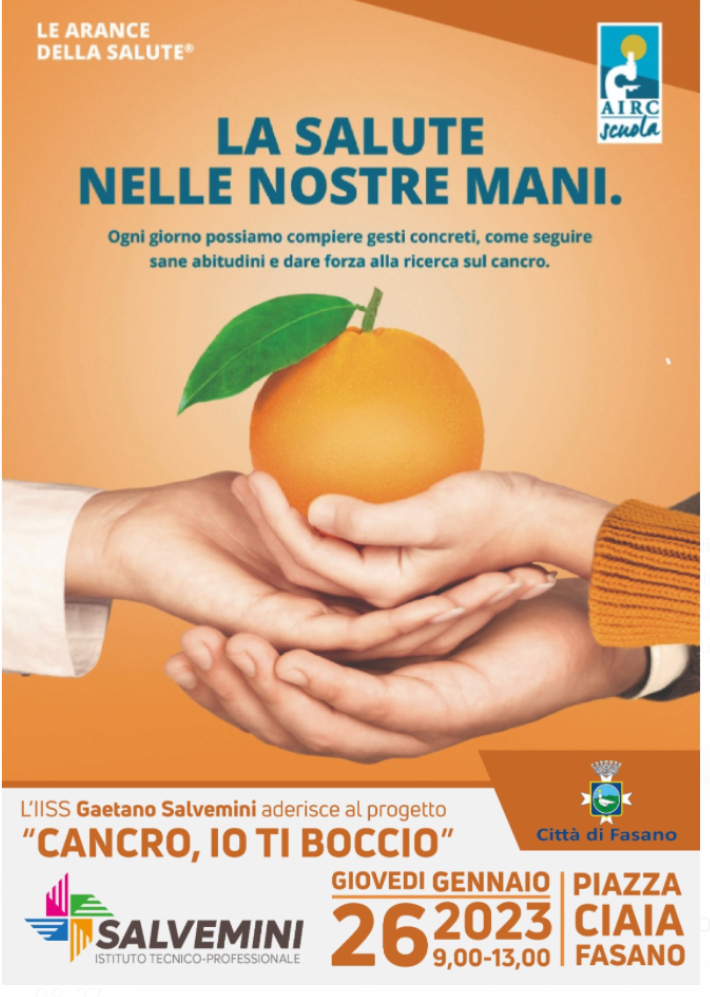 Il «Salvemini» per l’AIRC Il «Salvemini» per l'AIRC - Osservatorio Fasano
