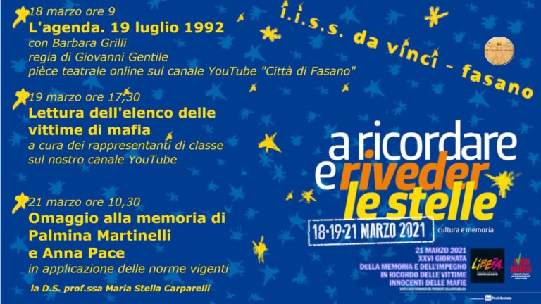 A ricordare e riveder le stelle - Osservatorio Fasano