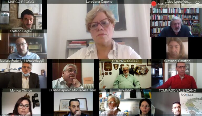 Videoconferenza di Emiliano e Capone con i titolari delle agenzie di viaggio pugliesi Videoconferenza di Emiliano e Capone con i titolari delle agenzie di viaggio pugliesi - Osservatorio Fasano