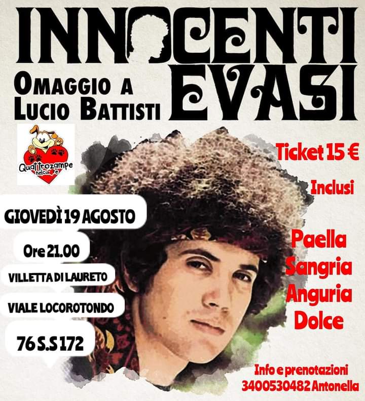 Quattrozampe nel Cuore presenta in Villetta le ‘Innoccenti Evasioni’ Quattrozampe nel Cuore presenta in Villetta le 'Innoccenti Evasioni' - Osservatorio Fasano