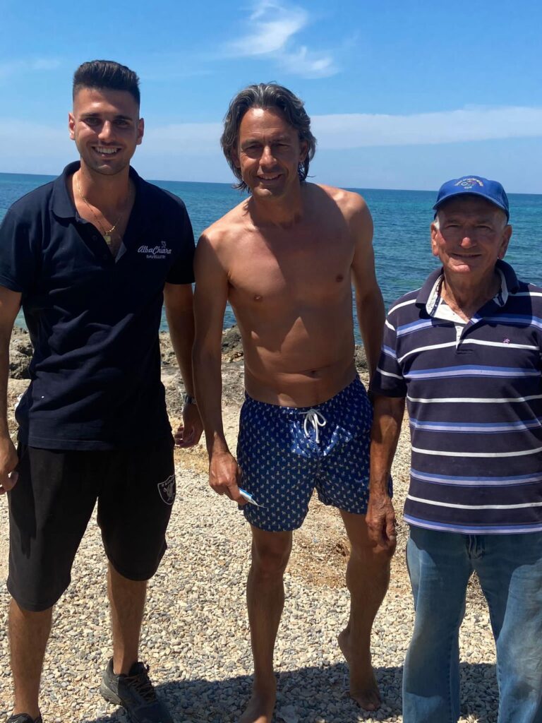 Inzaghi torna a godersi il mare di Fasano Inzaghi torna a godersi il mare di Fasano - Osservatorio Fasano