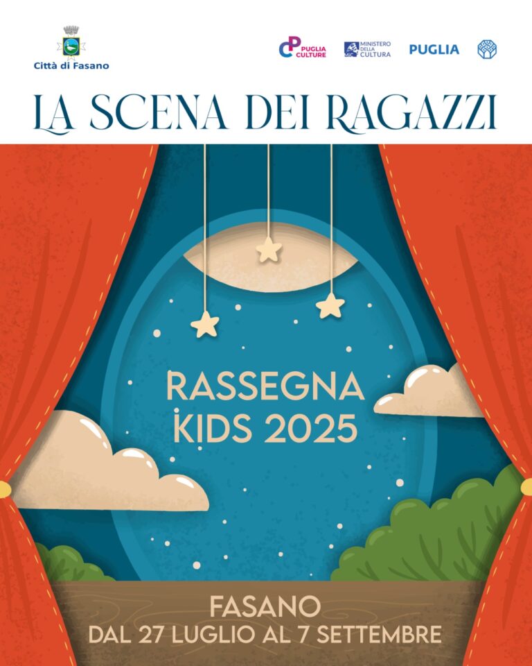 “La Scena dei Ragazzi”, al via la rassegna teatrale dedicata ai bimbi e alle famiglie "La Scena dei Ragazzi", al via la rassegna teatrale dedicata ai bimbi e alle famiglie - Osservatorio Fasano