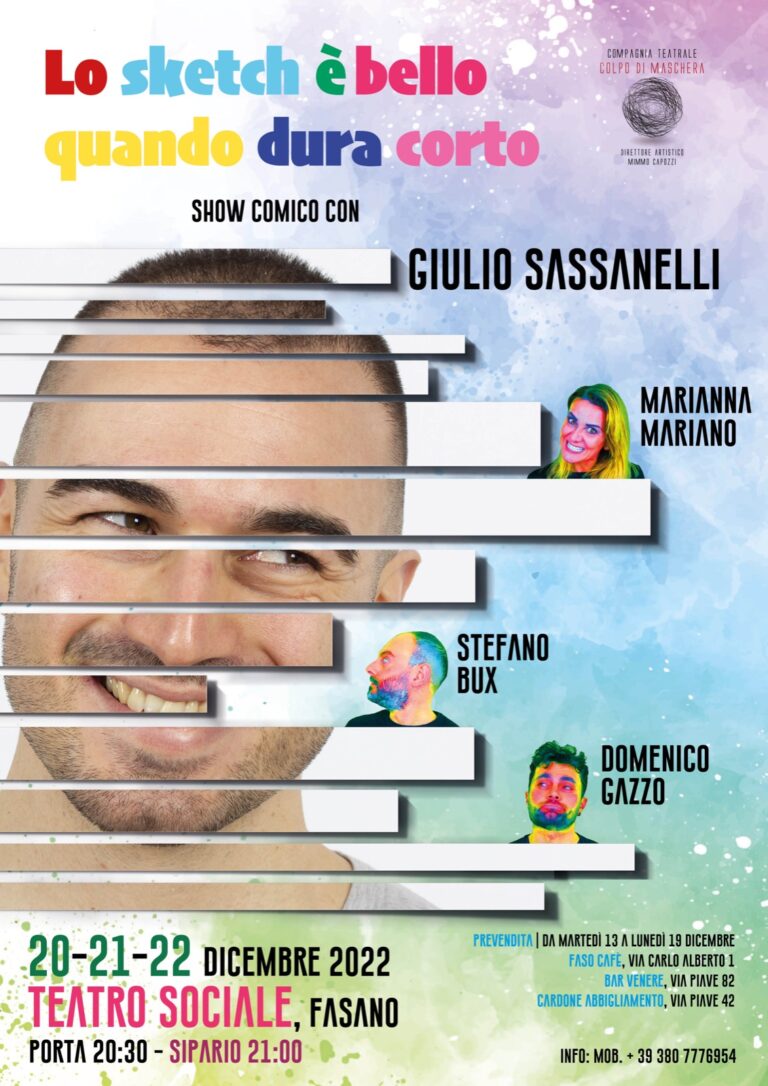 Lo sketch è bello quando dura corto Lo sketch è bello quando dura corto - Osservatorio Fasano
