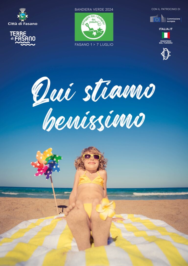 Cerimonia di consegna delle Bandiere Verdi 2024 a Fasano: il programma di eventi - Osservatorio Fasano