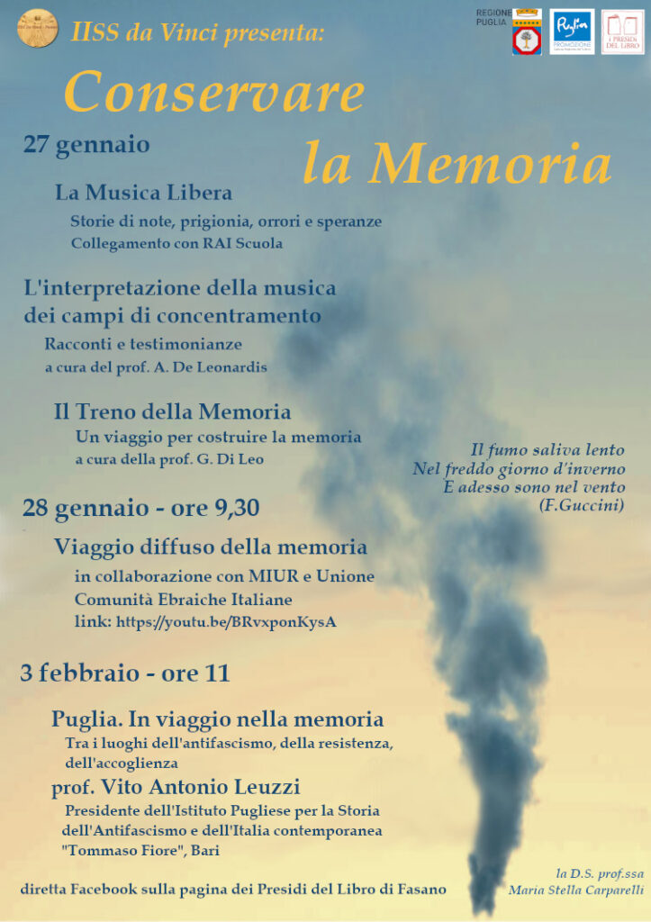 L'I.I.S.S. 'da Vinci' e l'impegno per 'Conservare la Memoria' - Osservatorio Fasano