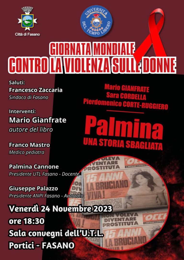 L’UTL ricorda Palmina Martinelli - Osservatorio Fasano