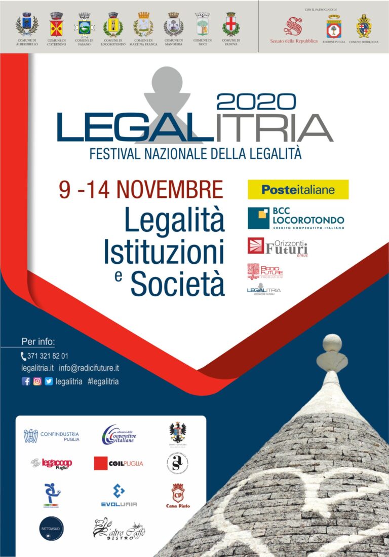 Torna il Festival nazionale della legalità - Osservatorio Fasano
