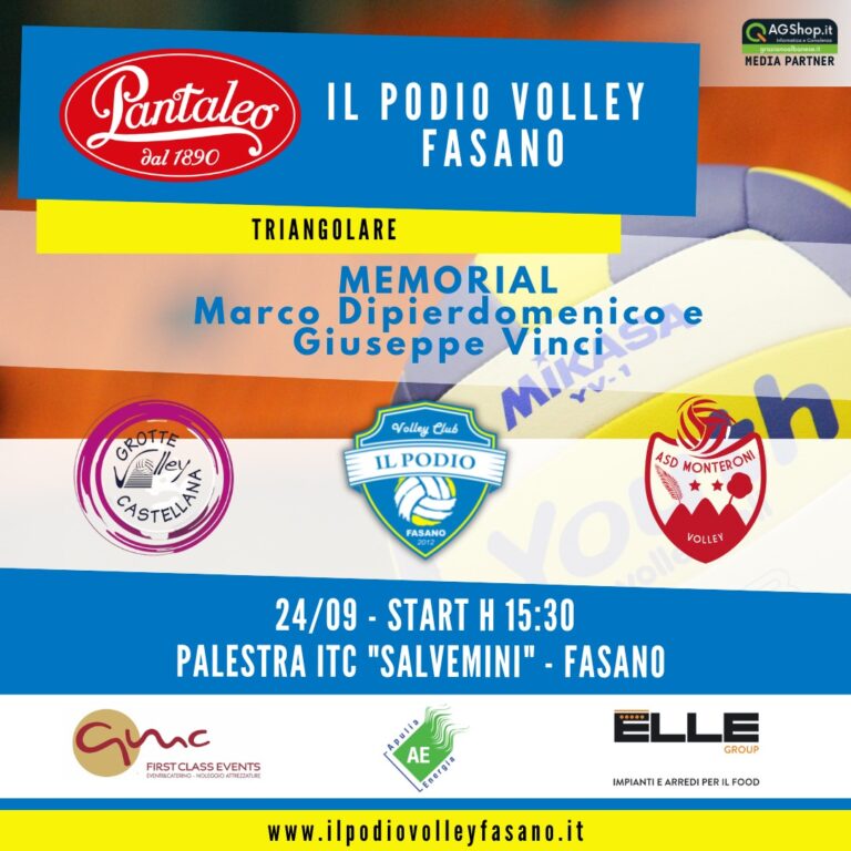 Secondo memorial Di Pierdomenico – Vinci Secondo memorial Di Pierdomenico – Vinci - Osservatorio Fasano