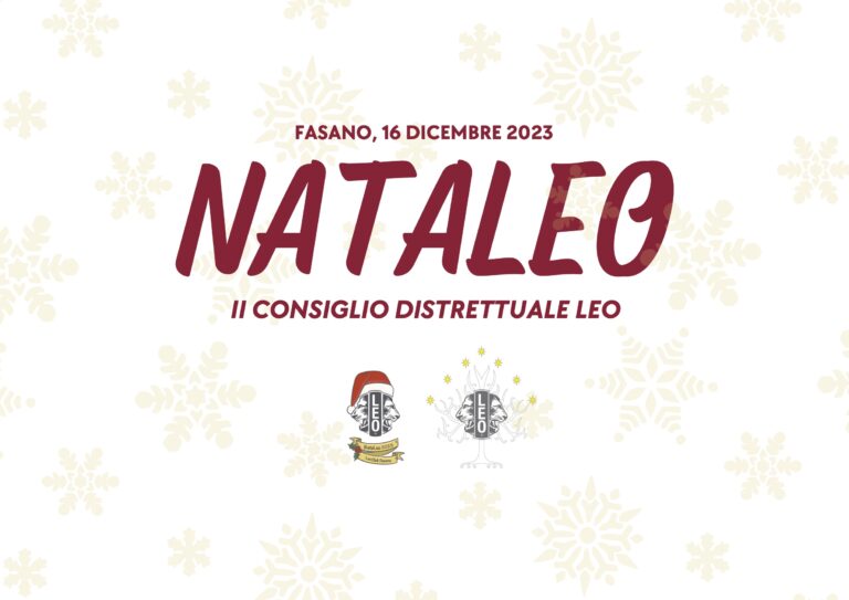 Il Leo Club Fasano ospita il Consiglio Regionale Il Leo Club Fasano ospita il Consiglio Regionale - Osservatorio Fasano