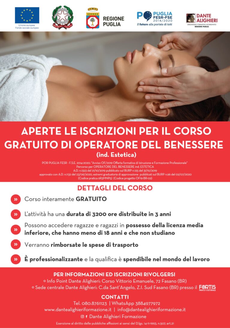 Nuova opportunità per chi non ha assolto l'obbligo scolastico! - Osservatorio Fasano