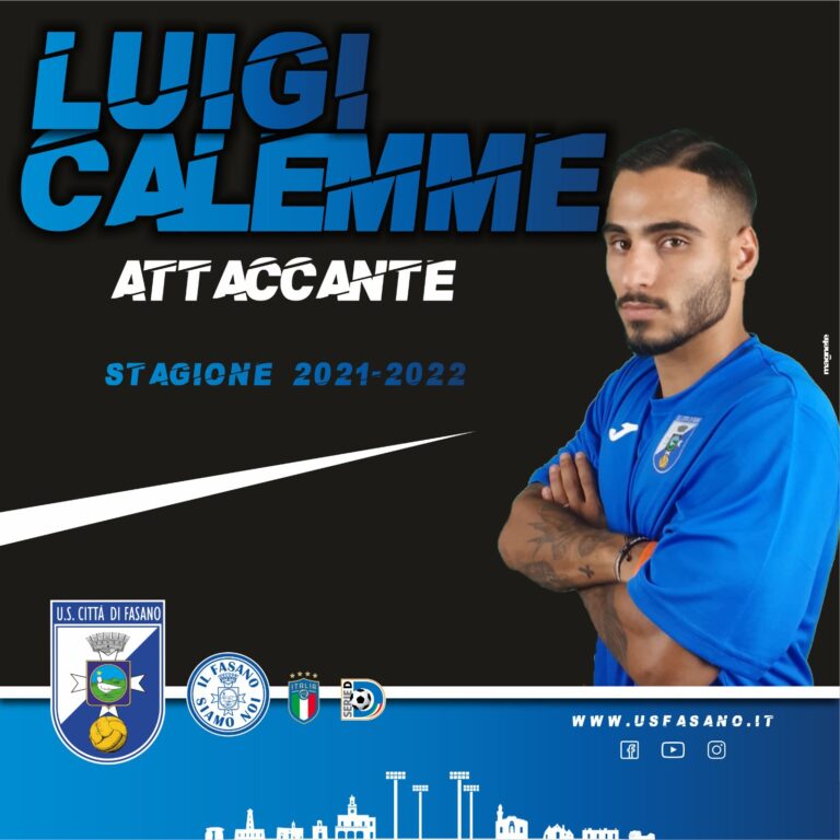 Un’altra freccia per mister Mosca: arriva l’attaccante Luigi Calemme Un'altra freccia per mister Mosca: arriva l'attaccante Luigi Calemme - Osservatorio Fasano