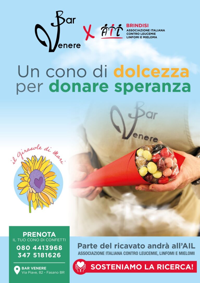 Un cono di dolcezza per donare speranza - Osservatorio Fasano