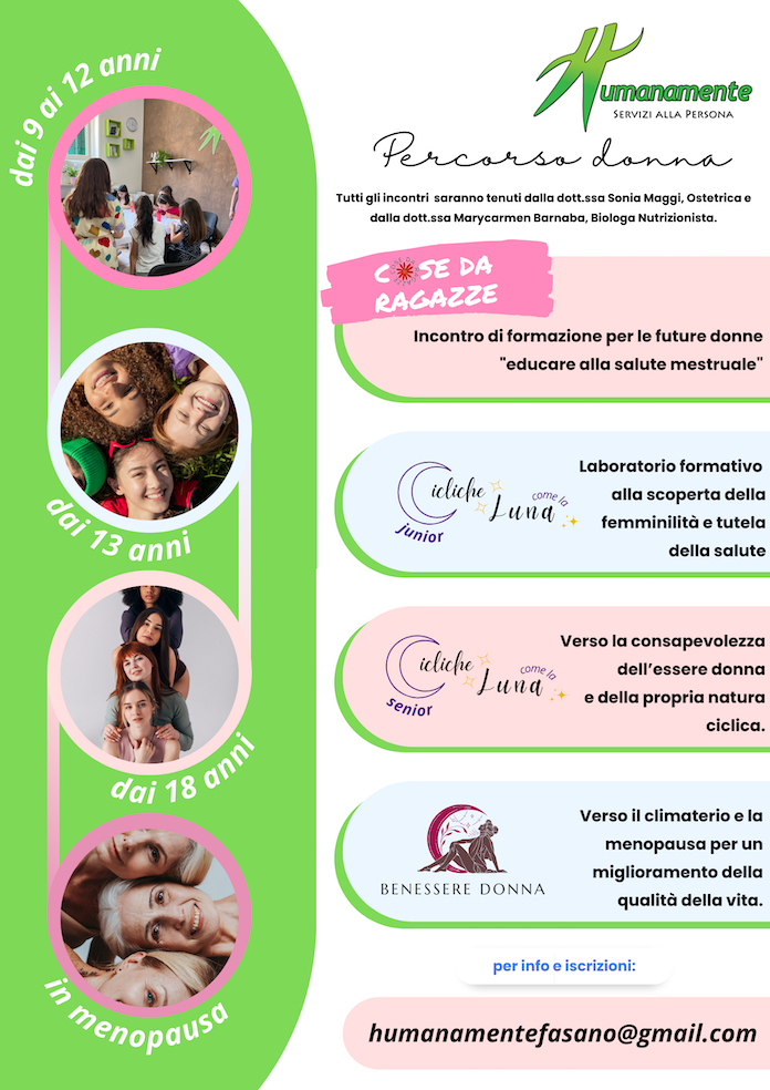 BenEssere donna a tutte le età BenEssere donna a tutte le età - Osservatorio Fasano