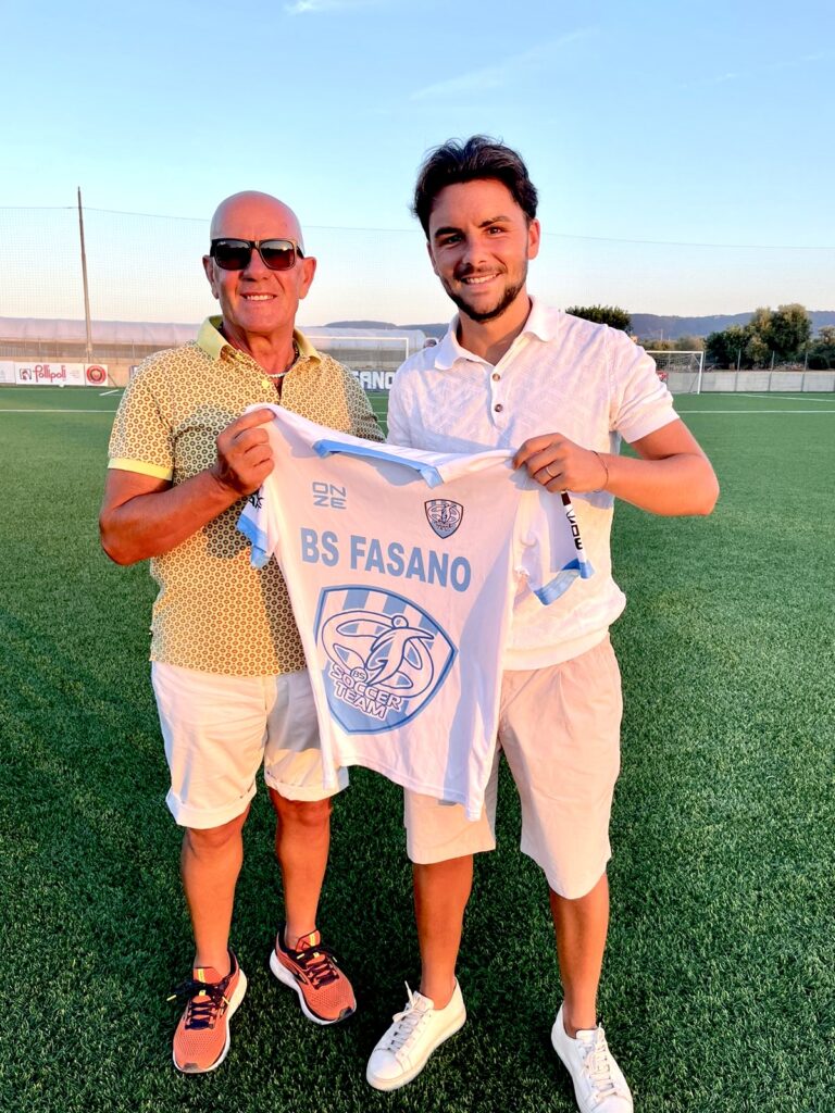 Il fantasista Mario Mastronardi sposa il progetto della BS Fasano - Osservatorio Fasano