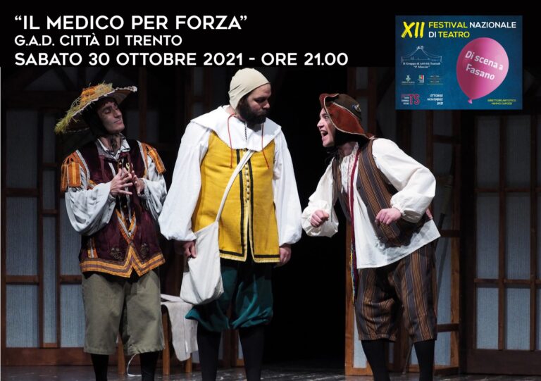 Al Teatro Sociale arriva la commedia dell’arte con lo spettacolo «Il medico per forza» - Osservatorio Fasano