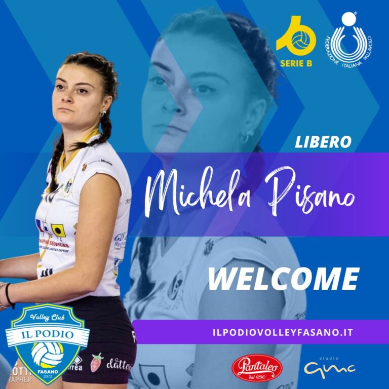 Sarà Michela Pisano il nuovo libero della Pantaleo Podio Volley Fasano - Osservatorio Fasano