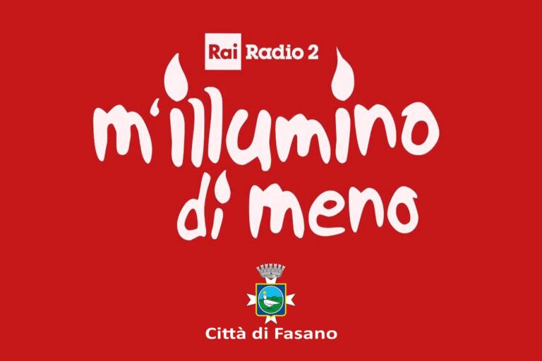 «M’illumino di meno»: tante le iniziative in programma - Osservatorio Fasano