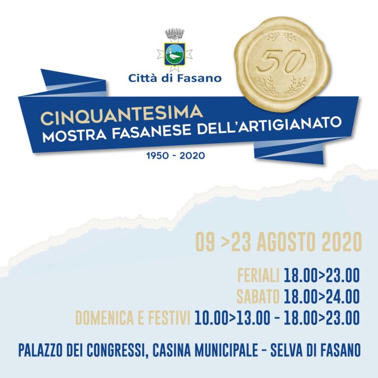 50ª Mostra Fasanese dell'Artigianato: intervista all'assessore Amati - Osservatorio Fasano