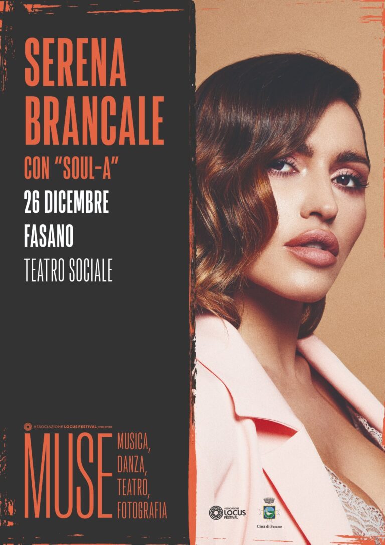 MUSE festival, Serena Brancale con «Soul-A» al Teatro Sociale MUSE festival, Serena Brancale con «Soul-A» al Teatro Sociale - Osservatorio Fasano