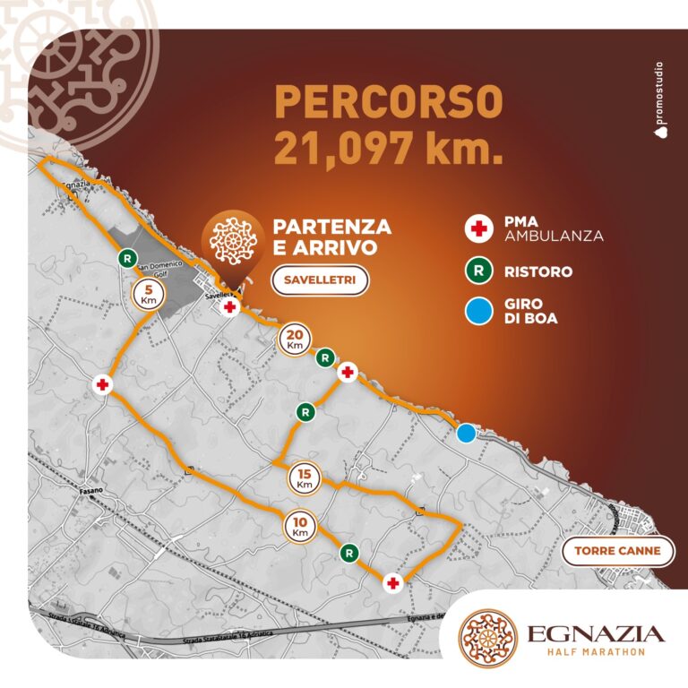 Modifiche alla viabilità per la Egnazia Half Marathon di domenica 18 settembre Modifiche alla viabilità per la Egnazia Half Marathon di domenica 18 settembre - Osservatorio Fasano
