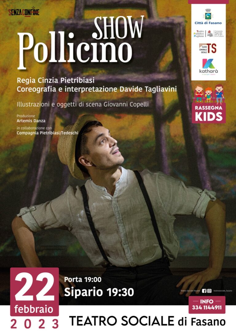 Pollicino Show, in scena al Teatro Sociale lo spettacolo di Artemis Danza - Osservatorio Fasano