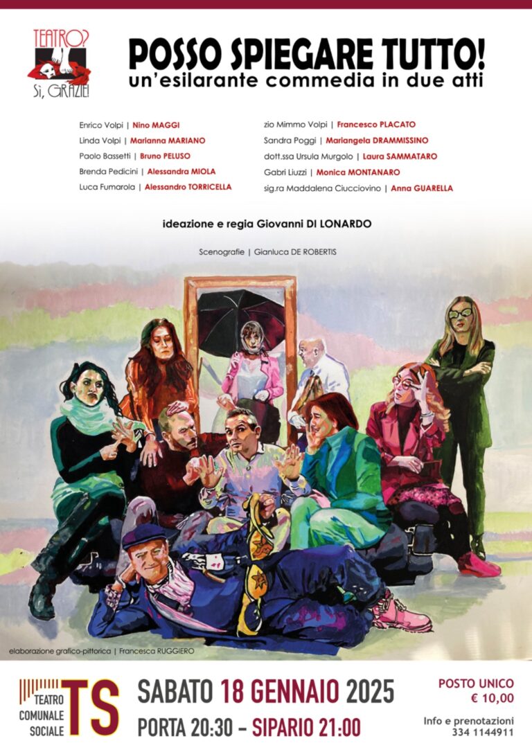 “Posso spiegare tutto”, al Teatro Sociale si ride con la commedia ‘rocambolesca’ di Giovanni Di Lonardo - Osservatorio Fasano