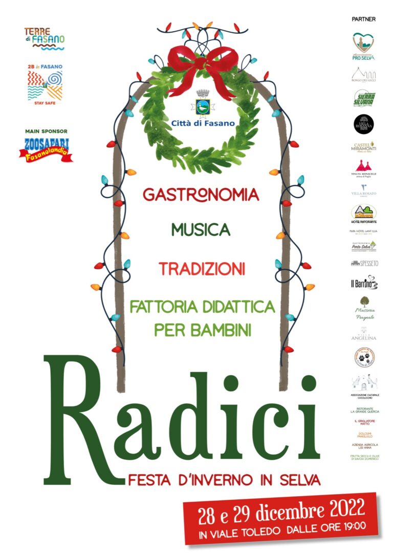 Questa sera al via «Radici – Festa d’inverno in Selva» - Osservatorio Fasano