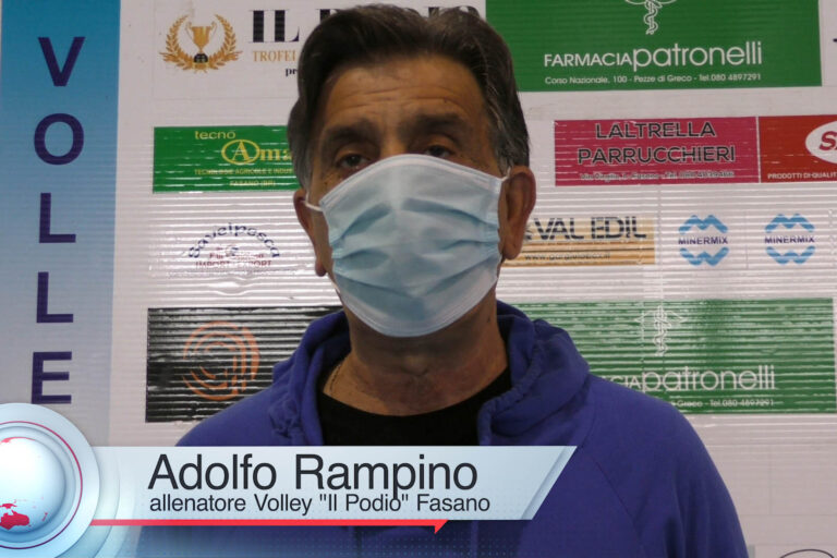 Intervista a Mister Rampino – Volley ‘Il Podio’ VIDEO Intervista a Mister Rampino - Volley 'Il Podio' VIDEO - Osservatorio Fasano