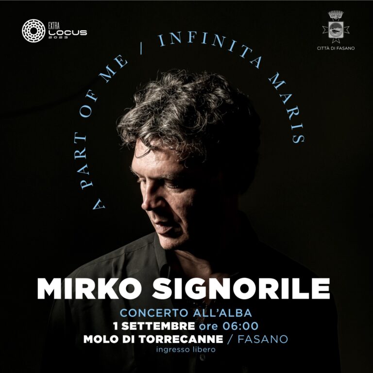Torre Canne, concerto all’alba del 1° settembre con il piano solo di Mirko Signorile Torre Canne, concerto all’alba del 1° settembre con il piano solo di Mirko Signorile - Osservatorio Fasano