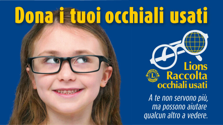 Dona i tuoi occhiali usati: iniziativa a cura del Lions Club Fasano Host - Osservatorio Fasano