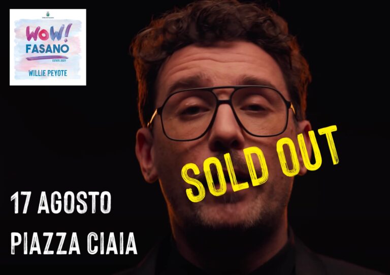 Concerti Willie Peyote e Samuele Bersani, sold out in piazza Ciaia: ecco le aree di parcheggio consigliate - Osservatorio Fasano