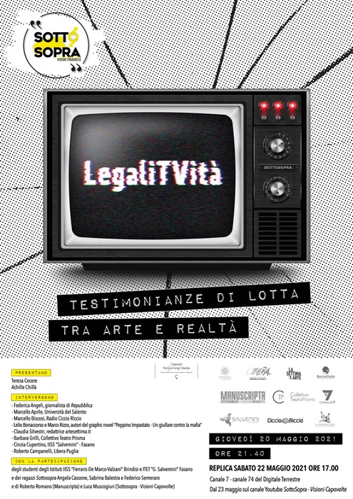 LegaliaTVità – Testimonianze di Lotta tra arte e realtà LegaliaTVità - Testimonianze di Lotta tra arte e realtà - Osservatorio Fasano