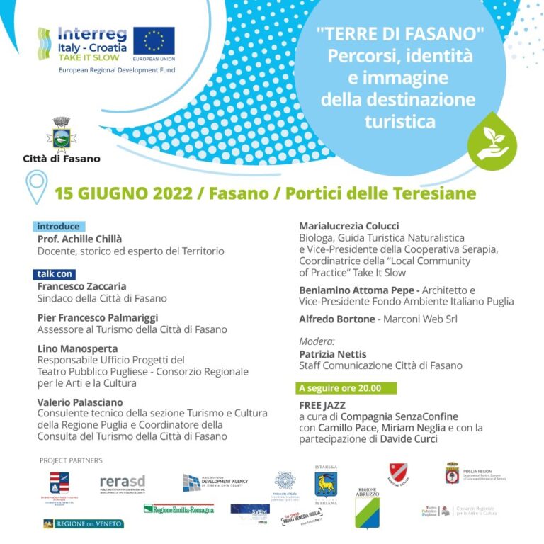 «Terre di Fasano», ecco percorsi, identità e immagine della destinazione turistica - Osservatorio Fasano