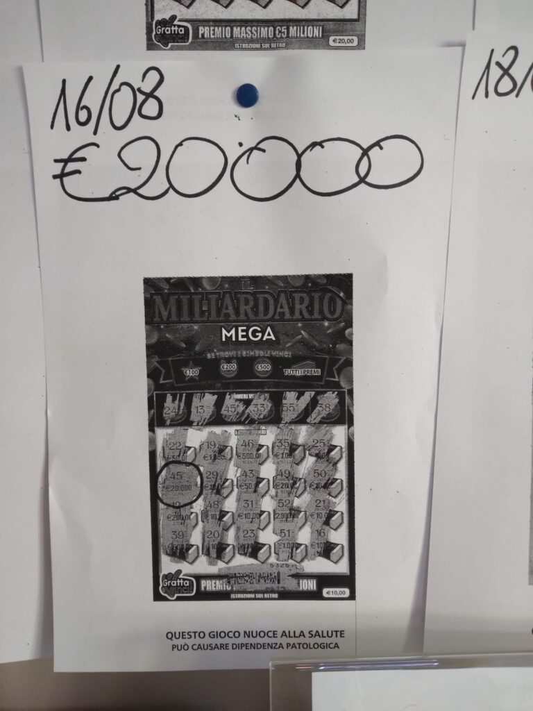 Vinti 20mila euro a Pezze di Greco - Osservatorio Fasano