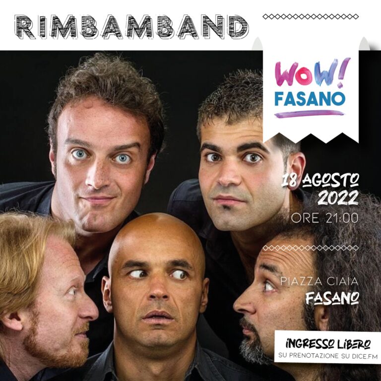 « Wow! Fasano»: Rimbamband in piazza Ciaia, Hania Rani e Kety Fusco all’alba nelle marine - Osservatorio Fasano