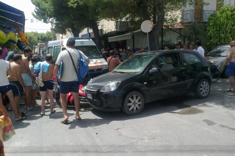 Incidente in centro a Torre Canne Incidente in centro a Torre Canne - Osservatorio Fasano